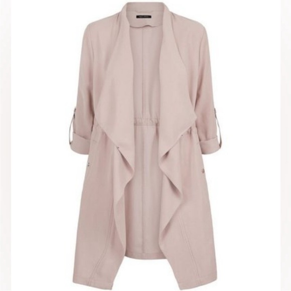Zara| Waterfall Duster Jacket Size Medium - Picture 4 of 12